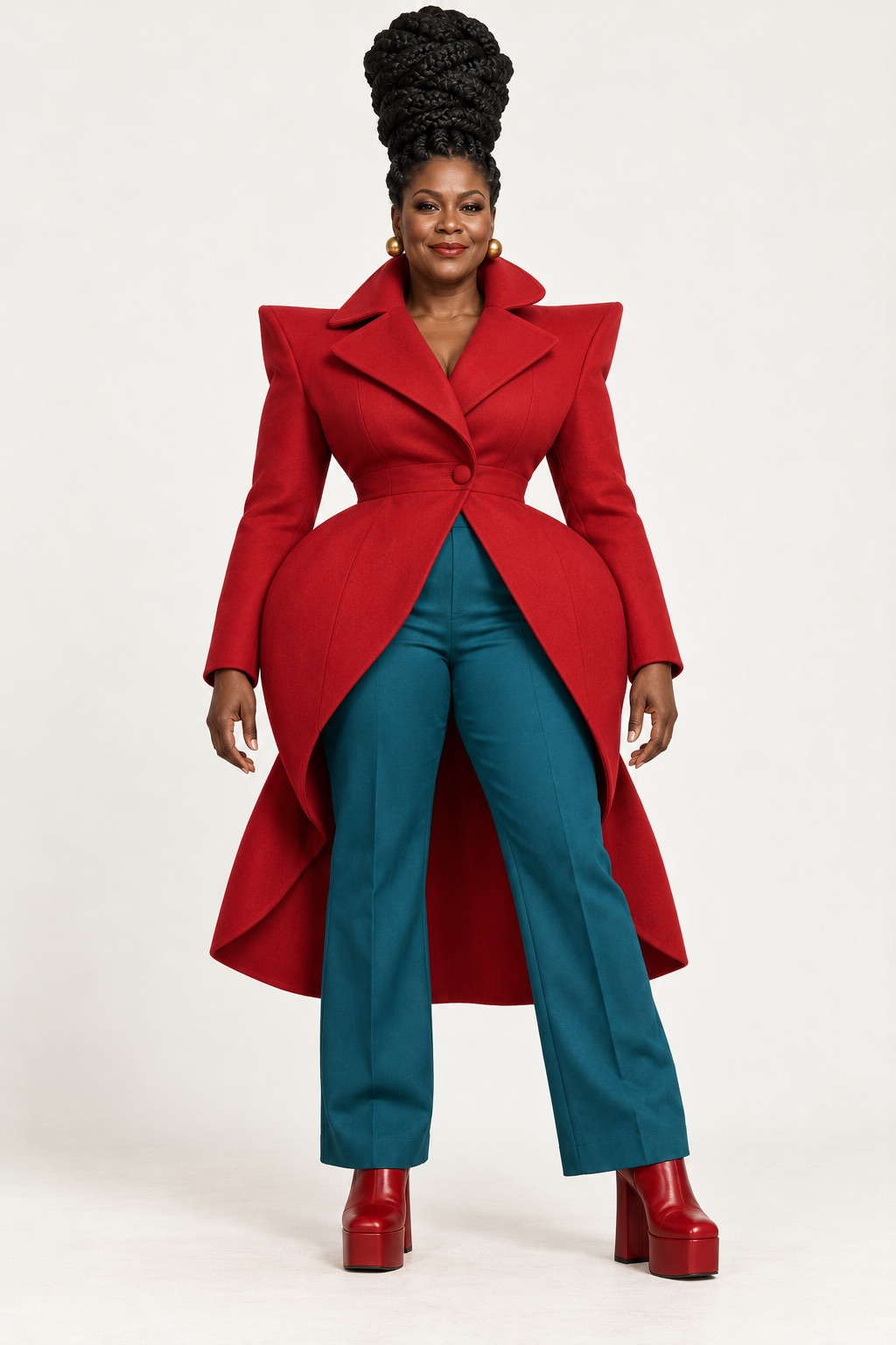 Crimson Lady, an original fictional adult character